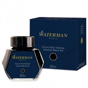 Ink Waterman - Recharge d'encre - Flacon en verre avec bouchon  vis