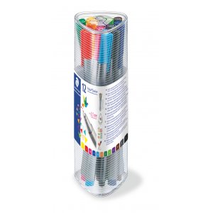 Fineliners Triplus 0,3 mm en pot - 12 stylos