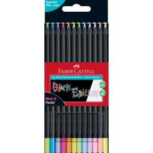 Set de crayons de couleur - Faber-Castell - Black Edition - Non + Pastel