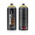 Peinture en arosol Montana Noir 400ml - Delhi