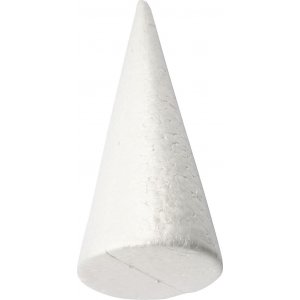 Cnes en polystyrne - blanc - 10 cm