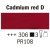 Peinture acrylique Rembrandt 40 ml - Rouge de cadmium profond