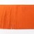 Bordure  franges - Daim 12 cm - orange