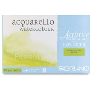 Bloc aquarelle Fabriano 300 g gros grains