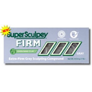 Argile Sculpey Super Ferme 450g - Grise