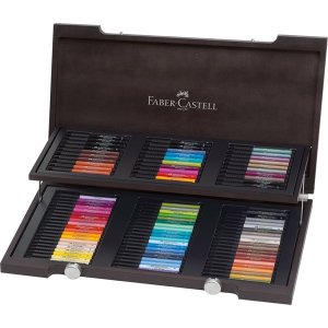 Crayon PITT Artist Bote en bois - 90 crayons