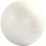 Boules en polystyrne - blanc - 7 cm - 5 pcs