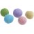 Perles de laine - couleurs pastel - 64 pcs