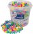 Perles de pipe XL - pastel & non - 1400 pcs