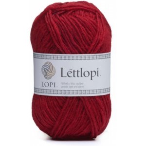 Fil Lett-lopi 50g Rouge