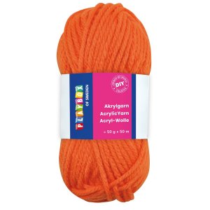 Fil acrylique 50 g orange