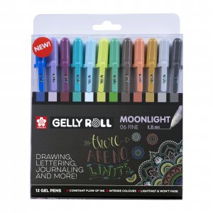 Stylos gel Sakura Gelly Roll Set 12 stylos - Univers