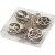 Boules en bois - Thme Nol - 24 pcs