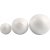 Boules en polystyrne - blanc - 20+30+40 mm - 12 pcs