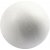 Boules en polystyrne - blanc - 12 cm - 5 pcs