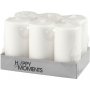 Bloc lumineux - blanc - 50 mm - 6 pcs