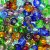 Perles de rocaille mix 6 mm - couleurs mlanges 500 g transparent, argent