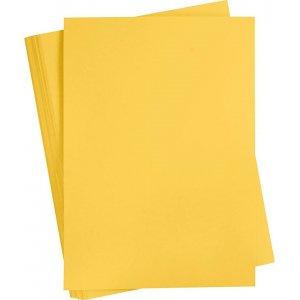 Carton color - jaune soleil - A2 - 180 g - 100 feuilles