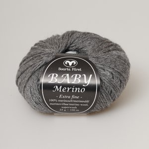 Fil mrinos Black Sheep Baby 25g - Gris (08)