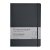 Carnet Lign PU Noir - A4