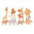 Animaux empilables en bois 16 pcs