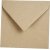 Enveloppe recycle - naturel - 16 x 16 cm - 50 pcs