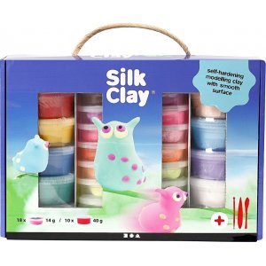 Coffret cadeau Silk Clay - couleurs mlanges