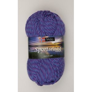 Fil Viking Sports Rag 50g - Violet/Bleu (589) SR