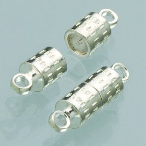 Serrure magntique 8 mm - 2 cylindres argents