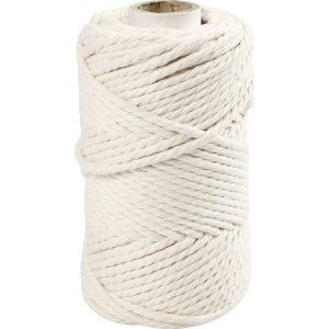 Fil macram - blanc cass - 4 mm - 55 m