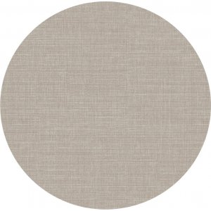 Toile Cire PVC Ronde Lin - Beige