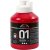 Peinture scolaire - Acrylique - rouge primaire - brillante - 500 ml