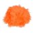 Plume de marabout 80 - 100 mm - orange 2 g ~ 22 pcs.