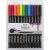 Marqueur aquarelle - couleurs standards - 12 pcs