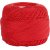 Fil de coton merceris - rouge - 20 g