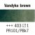 Rembrandt Aquarelle 5 ml - Brun Vandyke