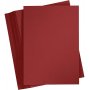 Carton color - rouge fonc - A4 - 180 g - 100 feuilles