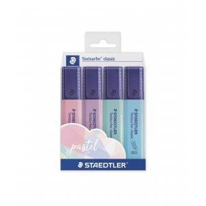 Stylo marqueur Textsurfer Classic Pastel - 4 stylos