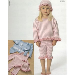 Patron tricot - Ensemble enfant ray