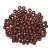 Perles en bois 10 mm - marron 53 pcs. diamtre du trou 2,5 mm