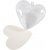 Coeur dco - transparent - 10 pcs