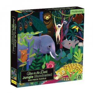 Puzzle familial Lumineux 500 pices - Jungle