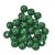 Perles en bois 8 mm - vert fonc 80 pcs. diamtre du trou 2,3 mm