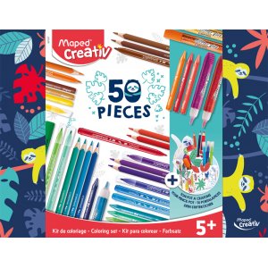 Coffret enfant - Maped - Coffret de coloriage 50 pices (5+ ans)