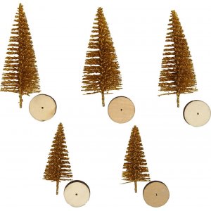 Mini arbres - dor - 5 pcs