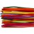 Cure-pipe - 6 mm - couleurs mlanges - 50 pcs