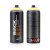 Peinture en arosol Montana Noir 400ml - 50% Jaune Vrai