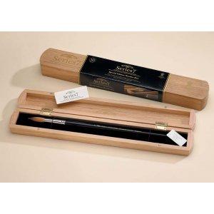 Brosse  martre Kolinsky W&N Srie 7 Coffret en bois