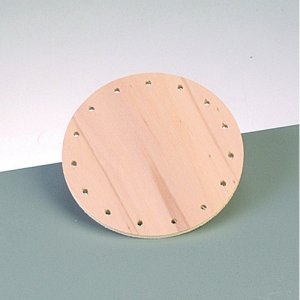 Fond du panier  9 cm / 4 mm - rond, fibre de bois