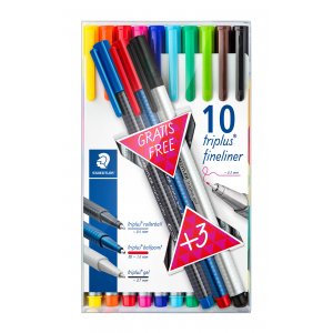 Feutres fins Triplus - 13 stylos